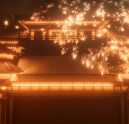 火树银花A display of fireworks and a sea of lanterns(Anchor development)